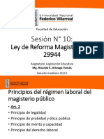 Sesion 10 - Ley de Reforma Magisterial 29444