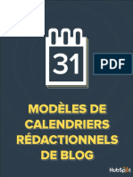 Calendrier Rédactionnel Du Blog - Le Manuel