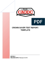 Crown Saver Test Report Template Vfinal