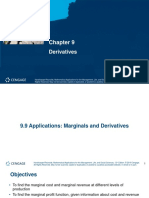9.9 Applications Marginals and Derivatives