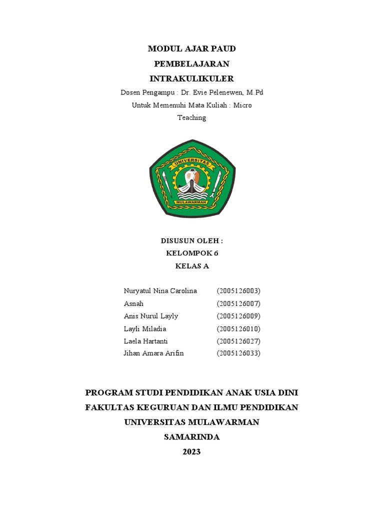 Kel 6 Modul Ajar Kurrikulum Merdeka PDF