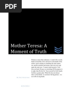 I Realized That I Had The Call To Take Care of The Sick and The Dying-Mother Teresa