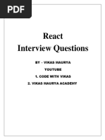 React Interview Questions