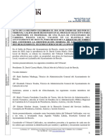 Acta apertura sobres oposición Policía Local