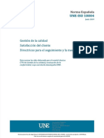 Une Iso 10004 2019 Gestion de La Calidad Satisfaccion Del Cliente