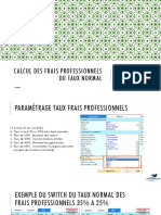 Calcul Des Frais Professionnels Du Taux Normal