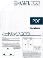 Manual Master 200 Gradiente