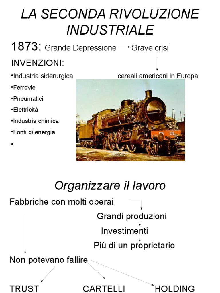 Seconda Rivoluzione Industriale PDF