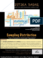 Statistika 1819 PPT6 Estimating Parameter & Sample Size