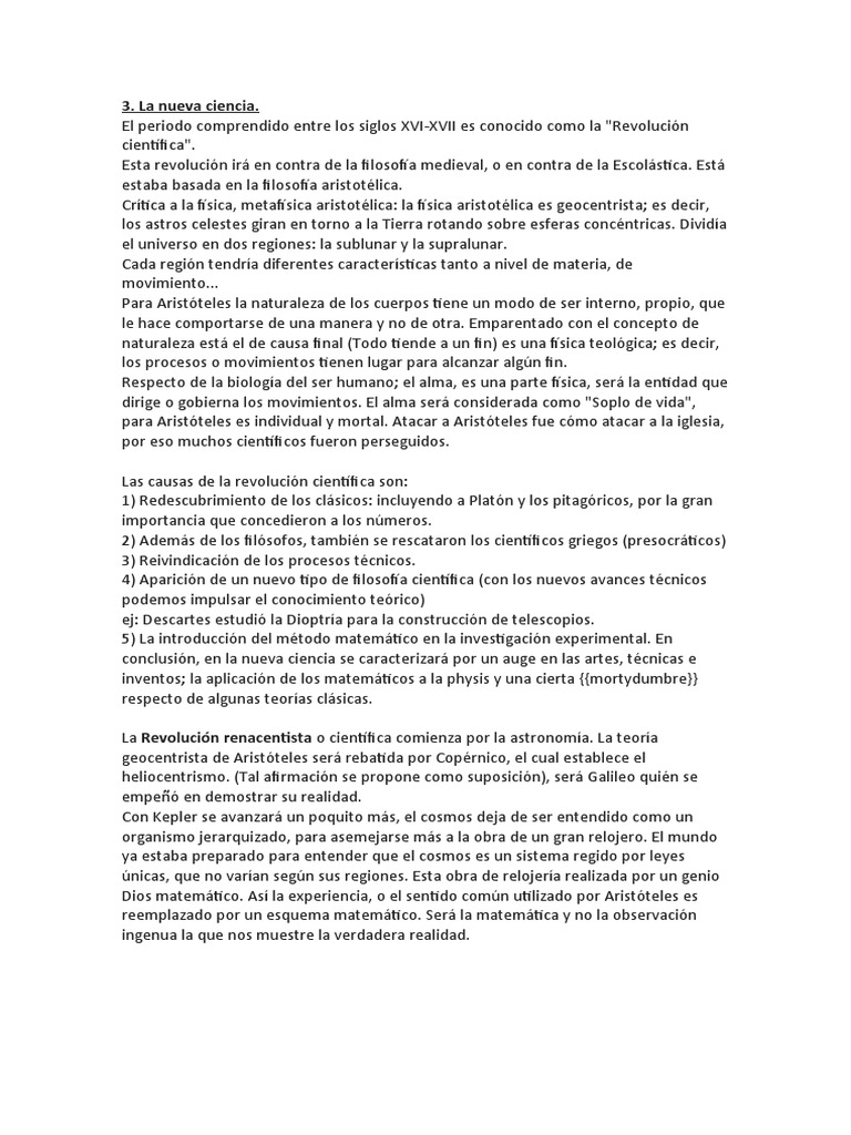 La Nueva Ciencia PDF Aristóteles Física