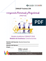 Modelo Académico CONALEP Constructivista 2018