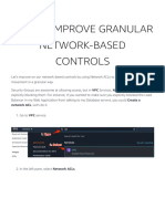 Task 3 - Improve Granular Network-Based Controls - Welcome To STP Containers On AWS - Labs