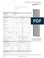 Twin Beam - Twin Band - Panel Antenna - (2X) X-Pol - 37° - 20.0 Dbi - Variable Tilt