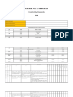 Plan Anual para La Planificación Transición