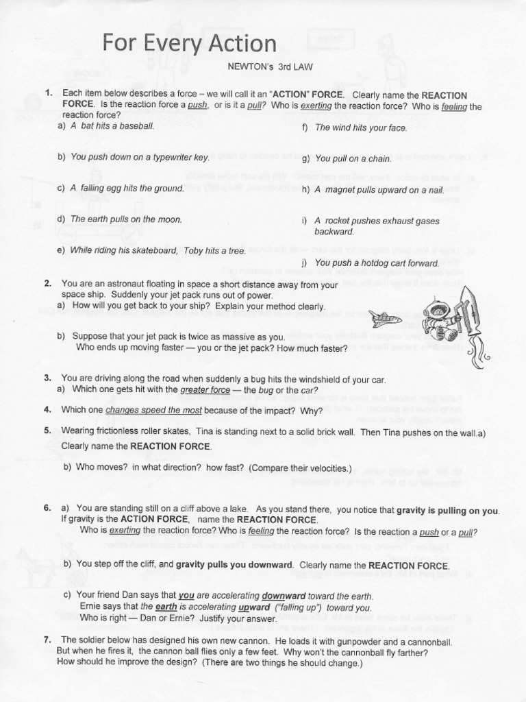 For every action ws pdf