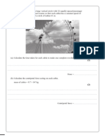 Calculating forces on the London Eye cabins