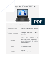 HP Laptop 14-Dq2501la