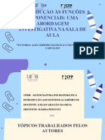 Apresentação de Um Estudo Investigativo