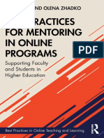 Best Practices For Mentoring in Online Programs