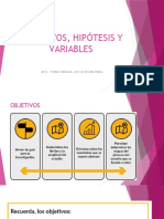 Tema 4. OBJETIVOS, HIPÓTESIS Y VARIABLES