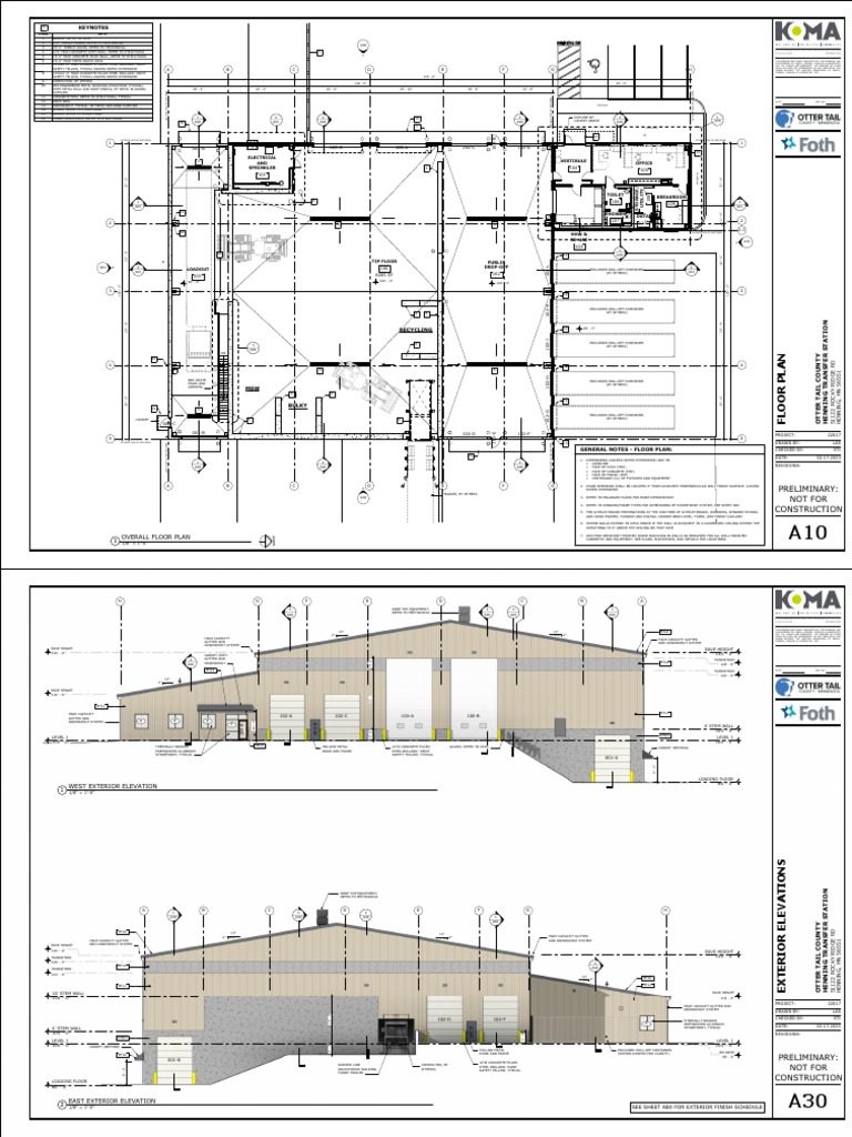 Otter Tail County, Henning Transfer Station Designs, FOTH Engineering, Feb.  2023 | PDF | Environmental Design | Real Estate