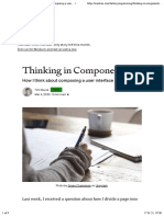 Thinking in Components. How I Think About Composing A Used... by Tom Buyse