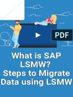 What Is SAP LSMW - Steps To Migrate Data Using LSMW