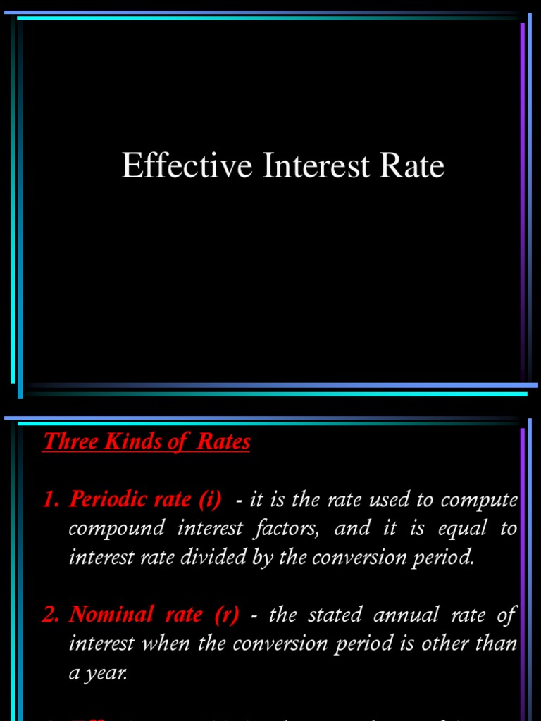 Converting Effective to Nominal Rates | PDF | Interest | Interest Rates