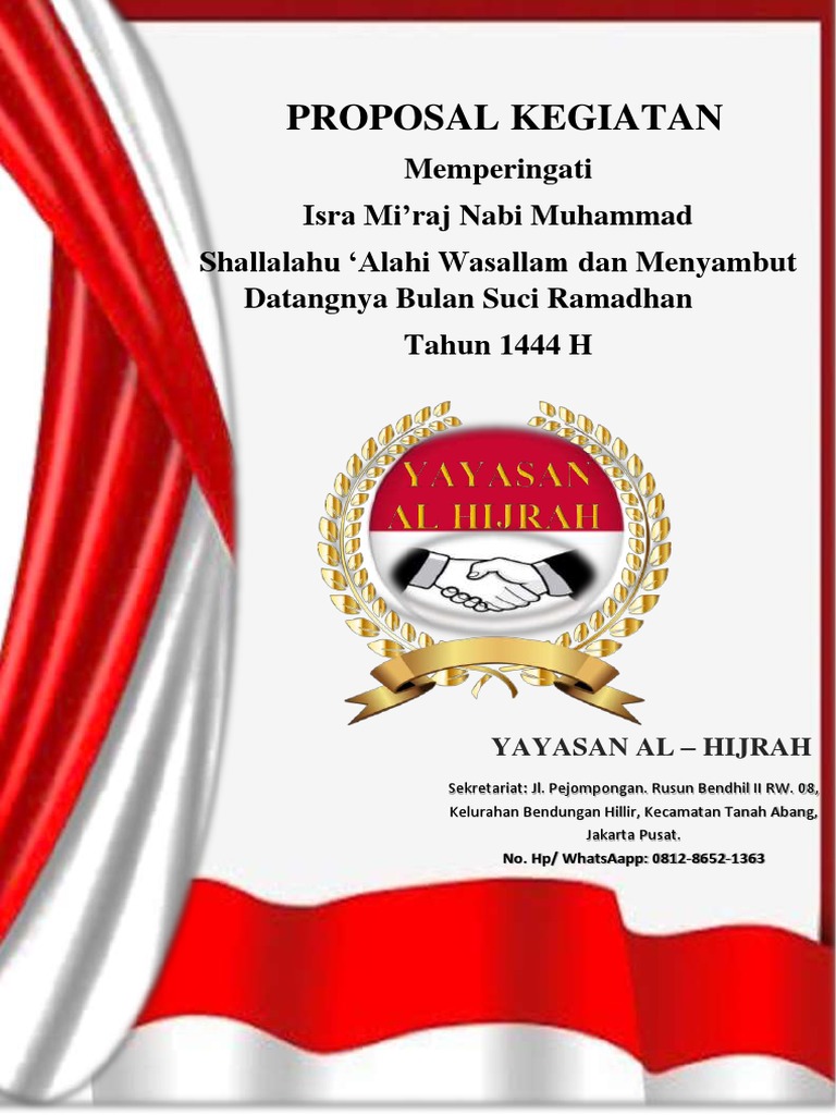 RFD - Proposal Isra Mi'raj Dan Menyambut Bulan Ramadhan 1444 H ...