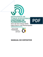 Manual Do Expositor - Seminários de Túneis Rodoviários - Contorno Florianópolis