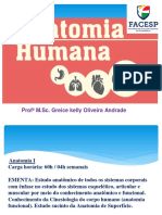 Introdução a Anatomia Humana. Aula 1 e 2