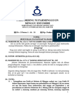 Ibadah Minggu Estomihi 19 Februari 2023 Pkl. 06.00 Wib