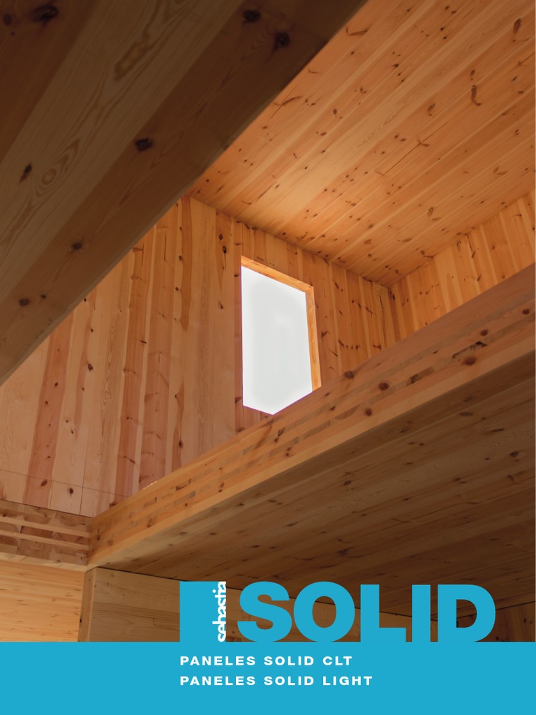 Paneles Solid CLT: Construcción Eficiente | PDF | Aislamiento térmico ...