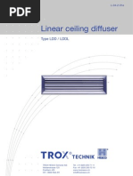 TLF-AA Laminar Flow Diffuser Specs | PDF | Duct (Flow) | Equipment
