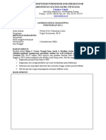 Lembar Kerja Teknologi Zeolit-Pertemuan Ke-2 Karakterisasi XRD