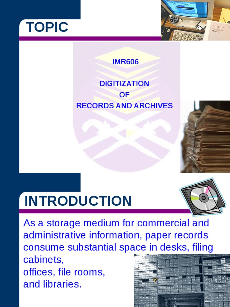 Digitization intelligence overview