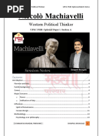 Machaivelli PSIR Notes Chanakya Mandal by Swapnil Mungale