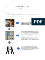 Self-Defense (Arnis) P.E. 2: Activity 1-1