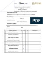 Ficha - Registro de Asistencia Actual 2022