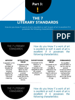 The 7 Literary Standards of Excellence