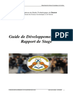 Guide Rapport de Stage Technicien