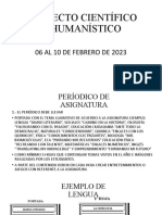 Proyecto Científico y Humanístico