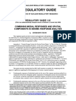 Regulatory Guide 1.92 2012