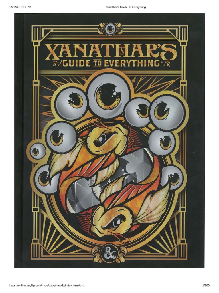 Xanathar's Guide to Everything PDF | PDF