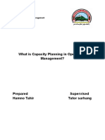 What Is Capacity Planning in Operations Management