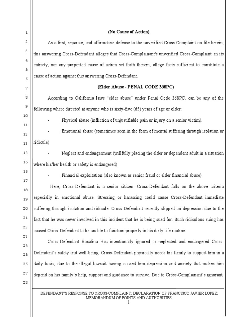 Affirmative Defenses Pdf Damages Negligence