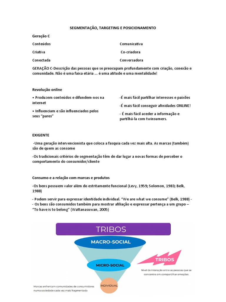 Marketing Estrategico - Docx Resumos | PDF | Segmentação de mercado ...