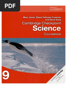 Cambridge Checkpoint Science Coursebook Grade 9