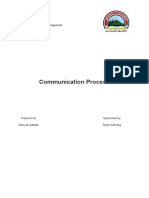 Communication Process Stages