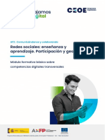 2.2 - Redes Sociales - Ensenanza y Aprendizaje. Participacion y Gestion